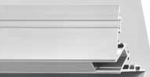 Plasterboard recessed - Micro - aluminium profile 200 cm