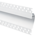 Plasterboard recessed - Micro - white profile 200 cm